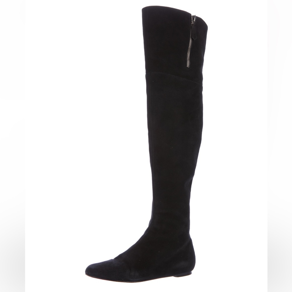 Valentino suede over knee high boots size 8